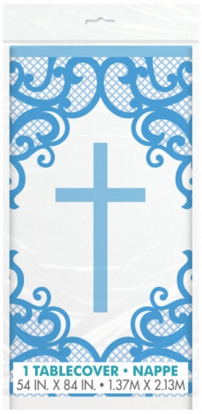 Festive Blue Tischdecke 1,37 x 2,13m