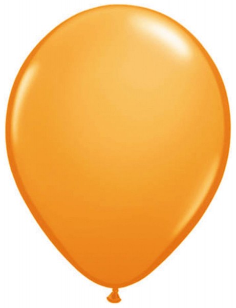 10 Orange Balloons 30cm
