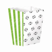 4 Fußball Kicker Party Snack Boxen