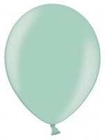 10 Partystar metallic Ballons mint 27cm