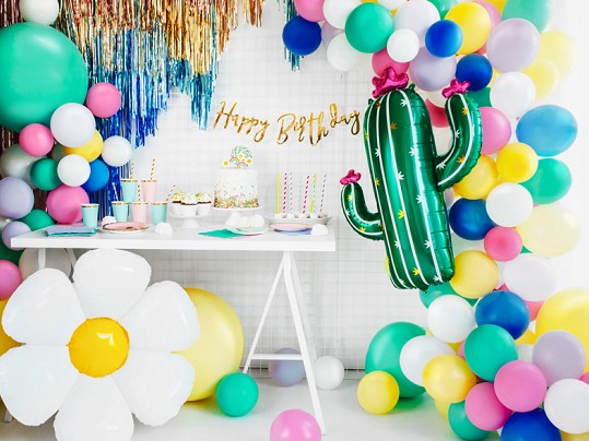 10 Eco Pastell Ballons rosa 26cm 7