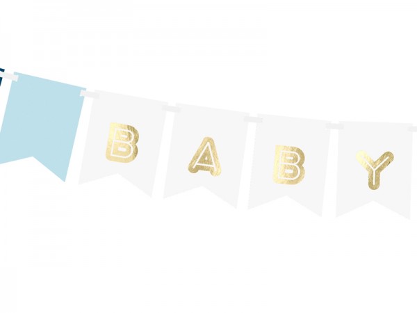 DIY Baby Boy Girlande 1,6m 2