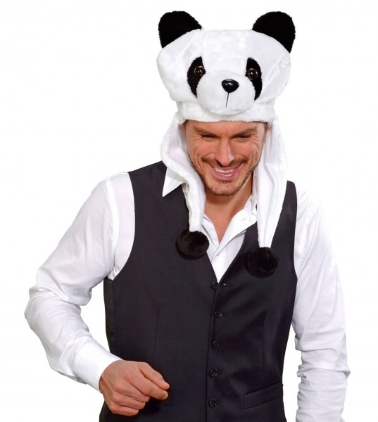 Panda Plüsch Mütze 2