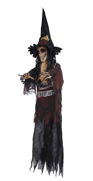 Horror Vogelscheuche mit Licht und Sound