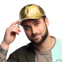 Vorschau: Holografische Baseball Cap gold