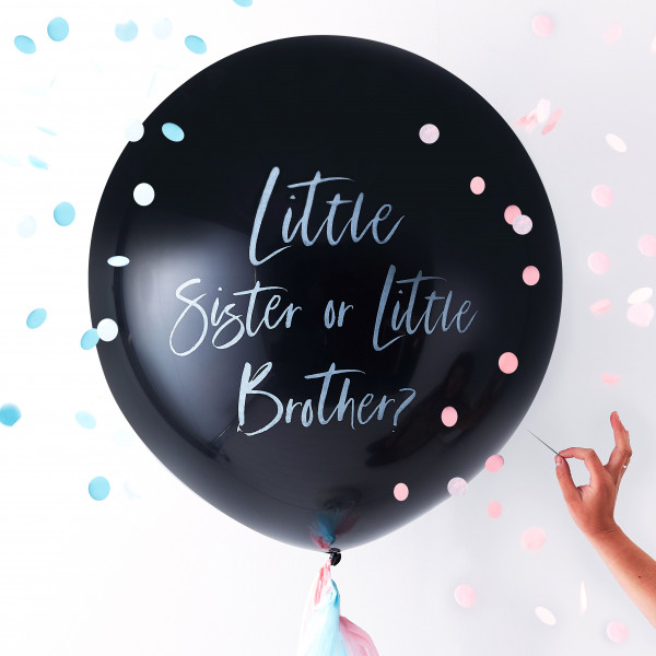 Newborn Star Brother or Sister Latexballon 60cm 3