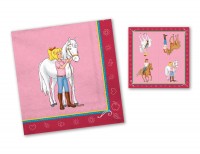 20 Bibi und Tina Servietten 33cm
