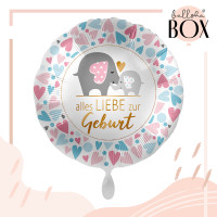 Vorschau: Balloha Geschenkbox DIY Baby Loving Elephants XL