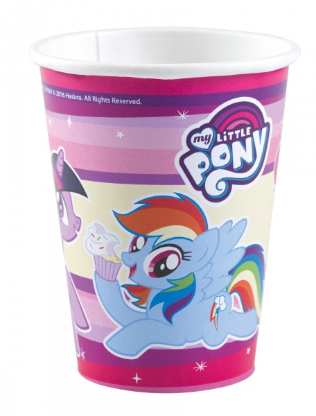 8 Becher My Little Pony 250ml