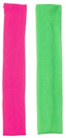 Vorschau: Neon Stirnband 80er Jahre 2er Set