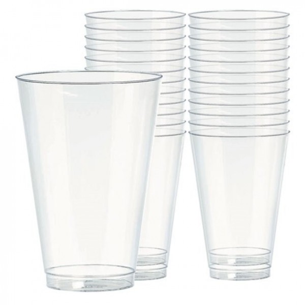 32 Transparente Longdrink Gläser 414ml