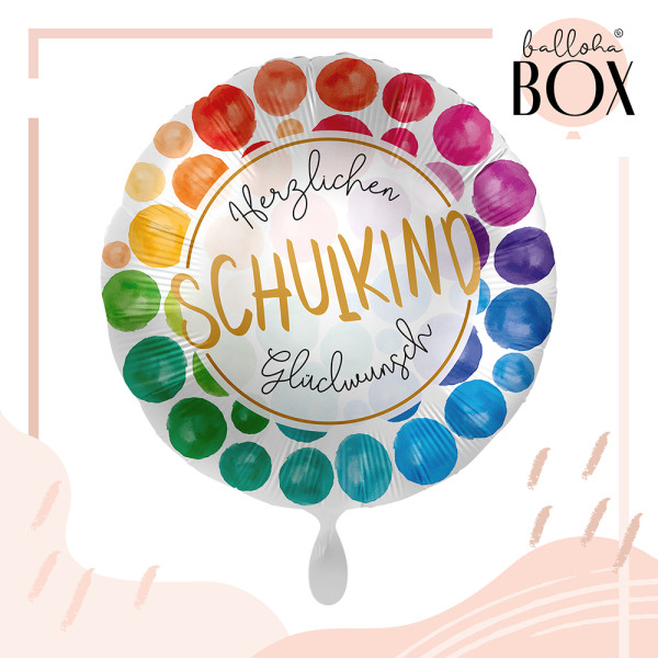 Balloha Geschenkbox DIY Schulkind Glückwunsch XL
