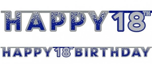 Majestic 18th Birthday Girlande