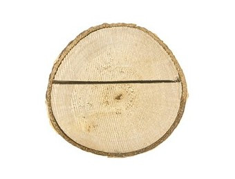 6 Platzkartenhalter aus Holz 2cm 2