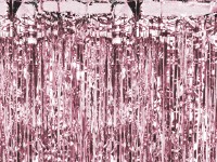 Roségold metallic Vorhang 90cm x 2,5m