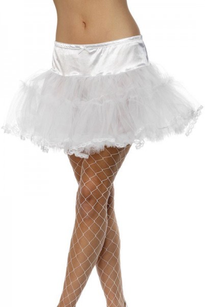 Kurzer Petticoat Weiß