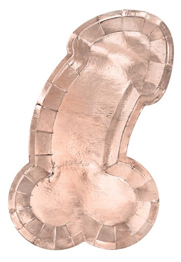 6 Same Penis Pappteller 26,5 x 15,5cm