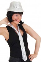 Disco Glamour Pailletten Krawatte