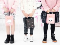 Vorschau: 6 Boo Town Geschenktüten rosa