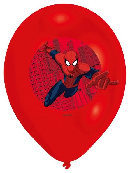 6 Spiderman In Action-ballonger 27,5 cm 4