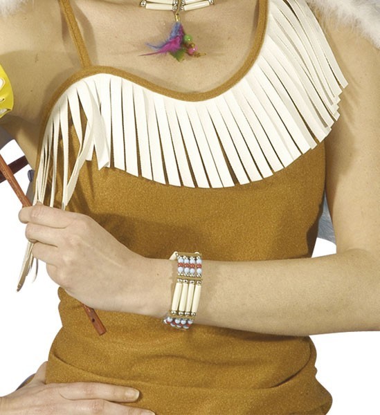 Indianer Armband Classic Weiß