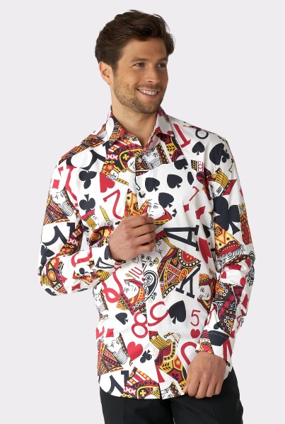 OppoSuits Spielkarten Hemd