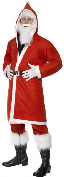 Roter Nikolaus Mantel 3-teilig