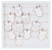 Newborn Star Gästebuch Rahmen 40cm