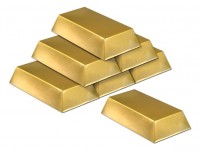 Authentische Goldbarren Im 6er Set 10x19cm