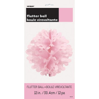 Vorschau: Deko Fluffy Wabenball Rosa30cm