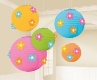 5 Luau Party Lampions