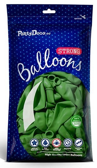 10 Partystar Luftballons apfelgrün 27cm 2