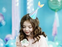 6 Mermaid Princess Partyhüte 18cm