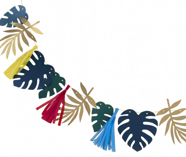 Caribbean Vibes Palmblatt Girlande 2m