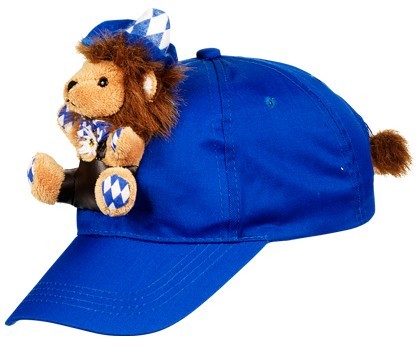 Bayerische Cap mit Löwenfigur