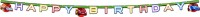 Cars Neon City Birthday Girlande 2,2m