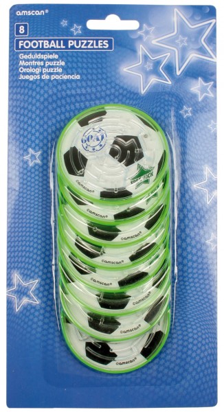 8 Fußball Geduldsspiel 7cm