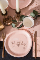 8 Rosy Blush Pappbecher 350ml