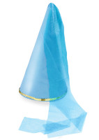 Vorschau: Feenhut mit Tüll für Mädchen blau