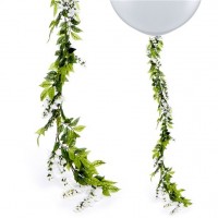 Blumen-Girlande weißer Blauregen 2,1m