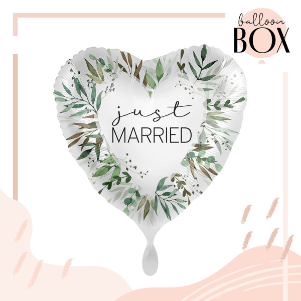 Balloha Geschenkbox DIY Natural Greenery Wedding XL