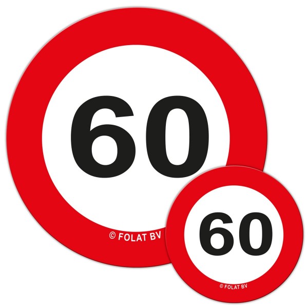 Verkehrsschild 60 Streudeko