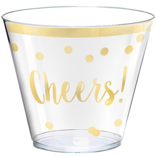 30 Golden New Year Becher 266ml