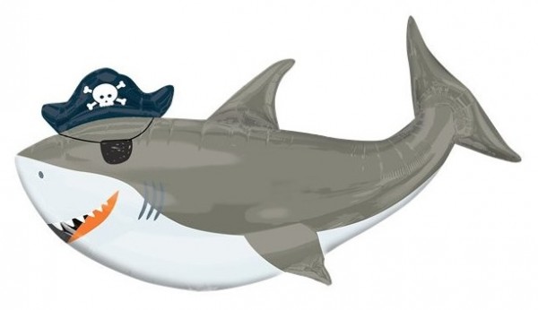 Meer Ahoi Piraten Hai Folienballon 1,04m