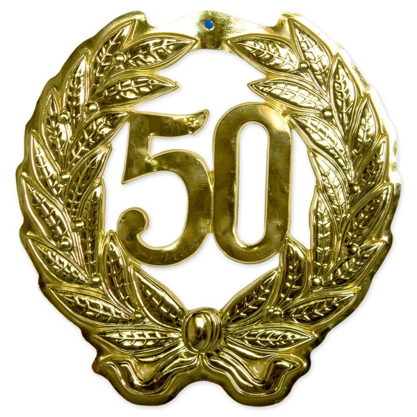 Goldene Hochzeit 50 Jahre Schild 42cm