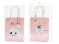 Vorschau: 6 Boo Town Geschenktüten rosa