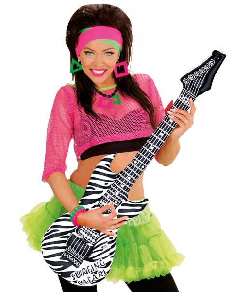 Zebra Gitarre Aufblasbar 105cm 2