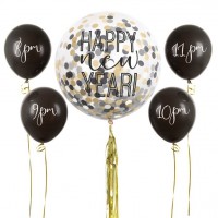Silvester Countdown Ballon Set