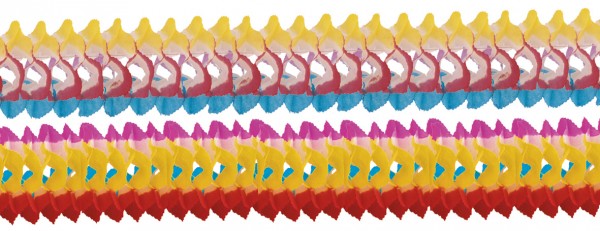 Multi Color Girlanden Set 4-Teilig 8x200cm