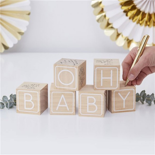 Oh Baby Baustein Gästebuch 2